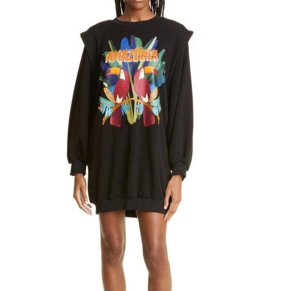 Farm Rio NWOT Amazonia Sweater Dress Size XS